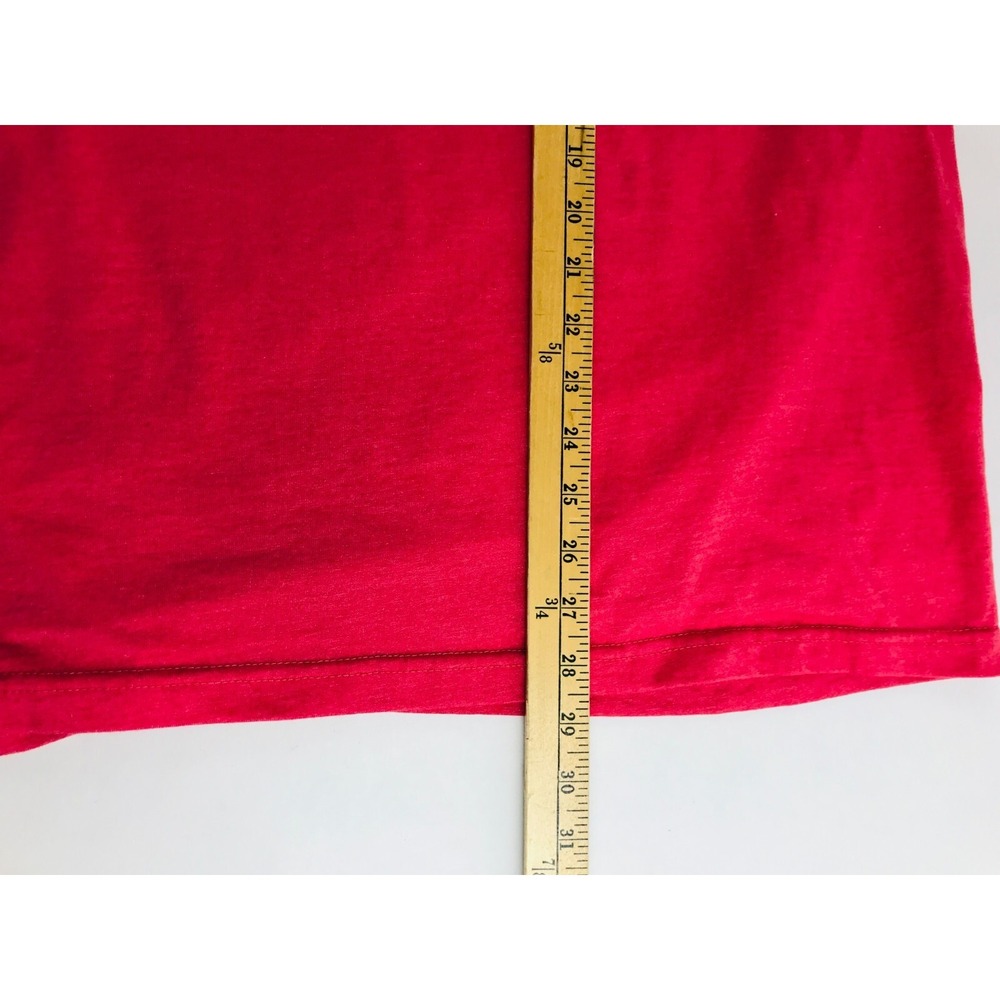 IZOD T-Shirt Men's Size Large Red Shred & Repeat Classic Relaxed Short Sleeve - Picture 5 of 7